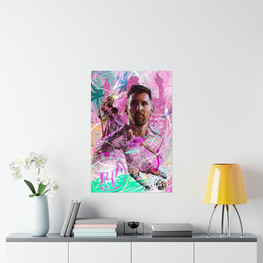 Lionel Messi | Inter Miami CF | Sports Wall Art | POSTER | Man Cave Gift