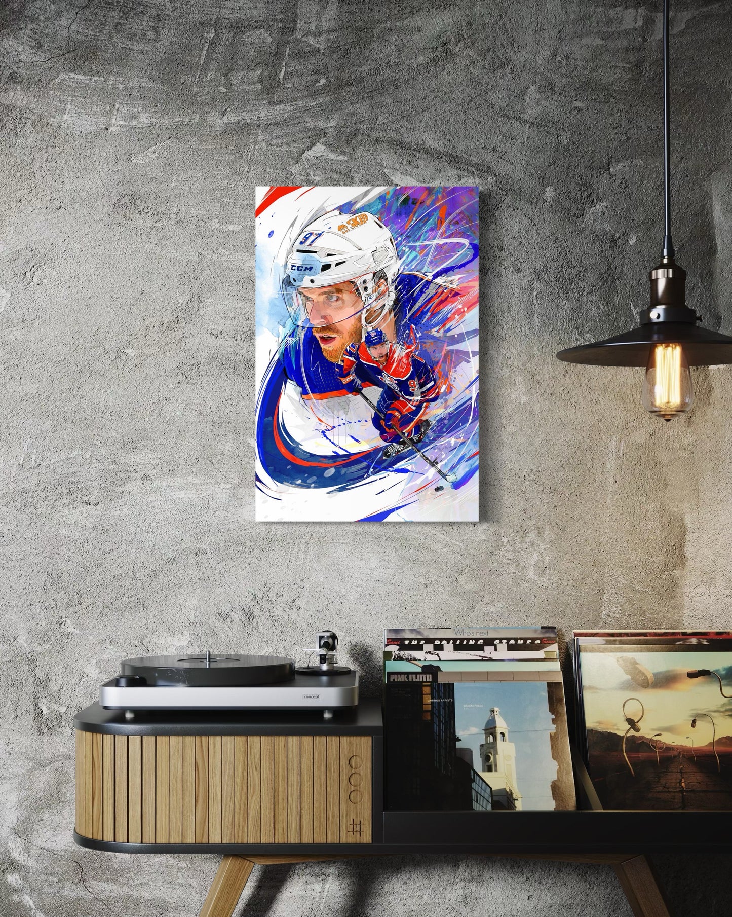Connor McDavid | CANVAS Print | Edmonton Oilers | Sports Wall Art
