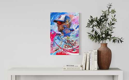 Alex Bregman | Sports Wall Art | CANVAS Print | Chicago Cubs | Gift for Him
