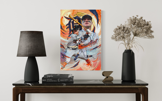 Kevin McGonigle | Sports Wall Art | CANVAS Print | Detroit Tigers | Gift for Him