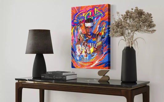Shai Gilgeous Alexander | CANVAS PRINT | Sports Wall Art | Oklahoma City Thunder