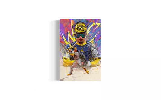 William Contreras | CANVAS Print | Sports Wall Art| Milwaukee Brewers | Fan Cave Gift