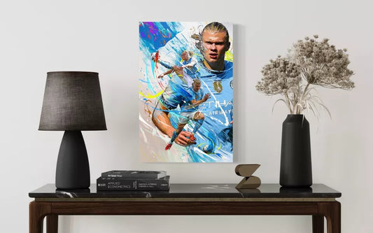 Erling Haaland | CANVAS PRINT | Manchester City | Fan Cave Gift