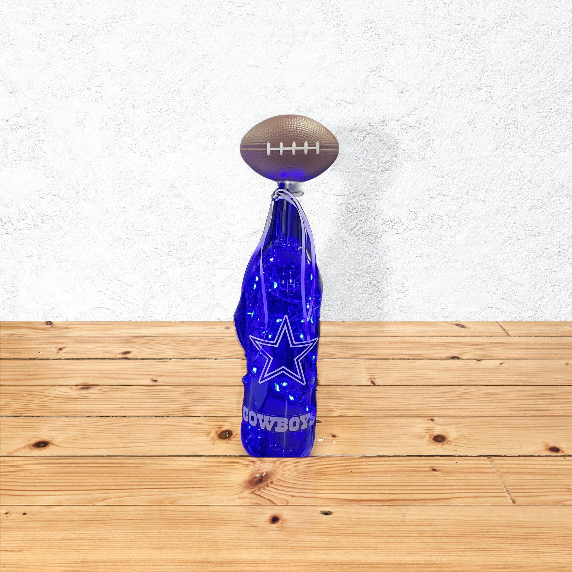 Dallas Cowboys Glass Light Up Bottle Xpressit Sports Gifts