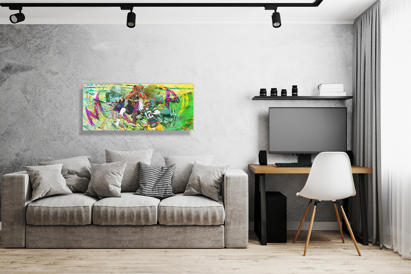 Wisconsin MVPs | Aaron Rodgers | Giannis Antetokounmpo | Christian Yelich | Sports Wall Art | Canvas