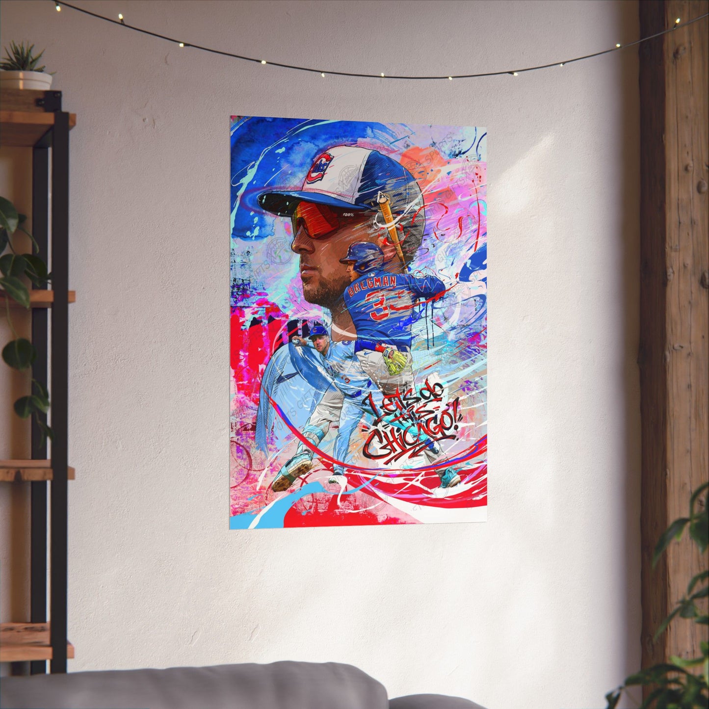 Alex Bregman | Chicago Cubs | POSTER | Sports Wall Art
