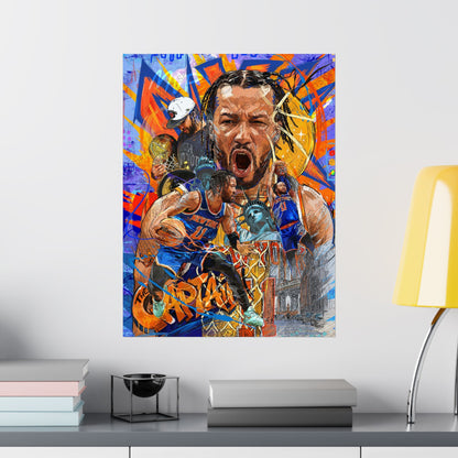 Jalen Brunson | Poster | New York Knicks NBA Champions | Wall Art