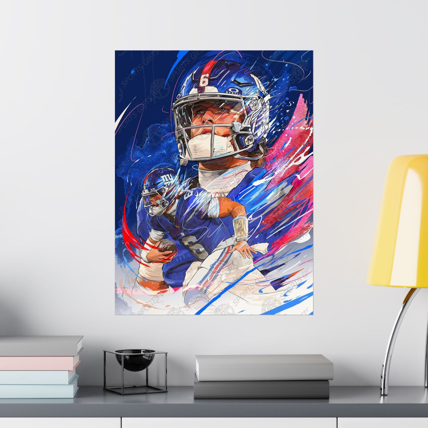 Jaxson Dart | POSTER | New York Giants | Sports Wall Art