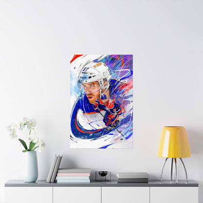 Connor McDavid | POSTER | Edmonton Oilers | Sports Wall Art