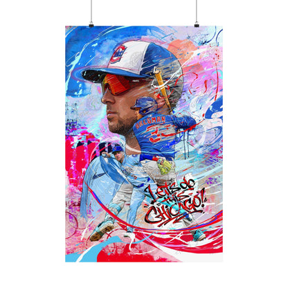 Alex Bregman | Chicago Cubs | POSTER | Sports Wall Art
