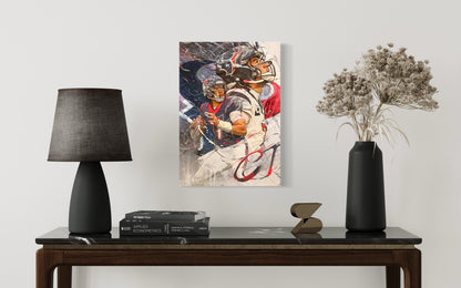 CJ Stroud | CANVAS Print | Sports Wall Art | Houston Texans | Fan Cave Gift