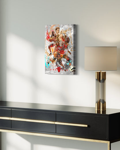 Chicago Bulls | CANVAS PRINT | Michael Jordan | Pippen | Rodman | Sports Wall Art