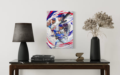 Chicago Cubs | CANVAS Print | Happ | Suzuki | Swanson | Imanaga | Sports Wall Art