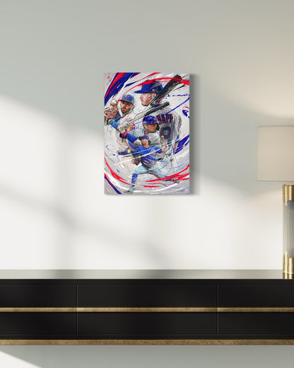 Chicago Cubs | CANVAS Print | Happ | Suzuki | Swanson | Imanaga | Sports Wall Art