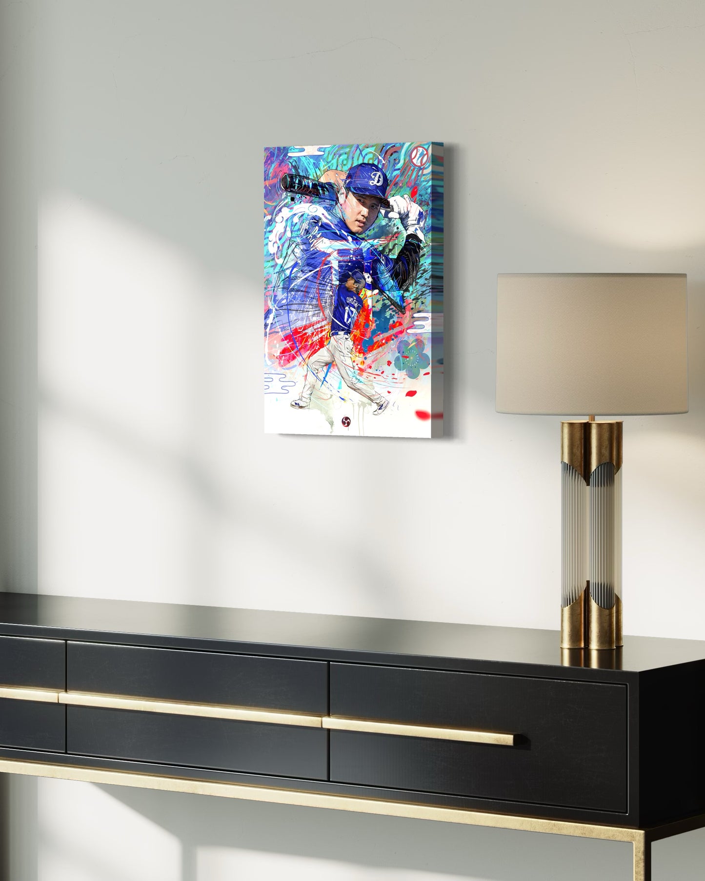 Shohei Ohtani | Sports Wall Art | Canvas | LA Dodgers | Gift for Him