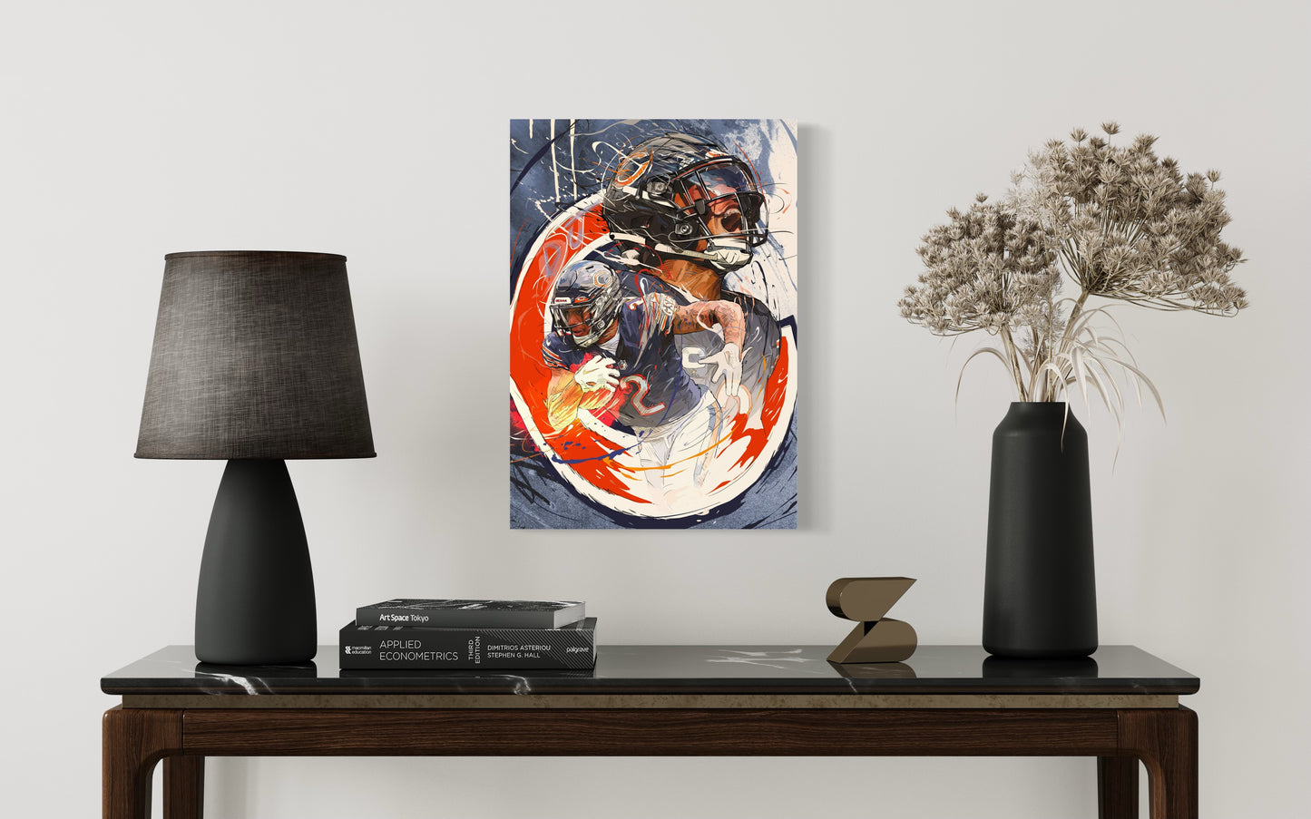 D.J. Moore | Sports Wall Art | Canvas | Chicago Bears | Man Cave