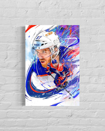 Connor McDavid | CANVAS Print | Edmonton Oilers | Sports Wall Art