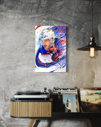 Connor McDavid | CANVAS Print | Edmonton Oilers | Sports Wall Art