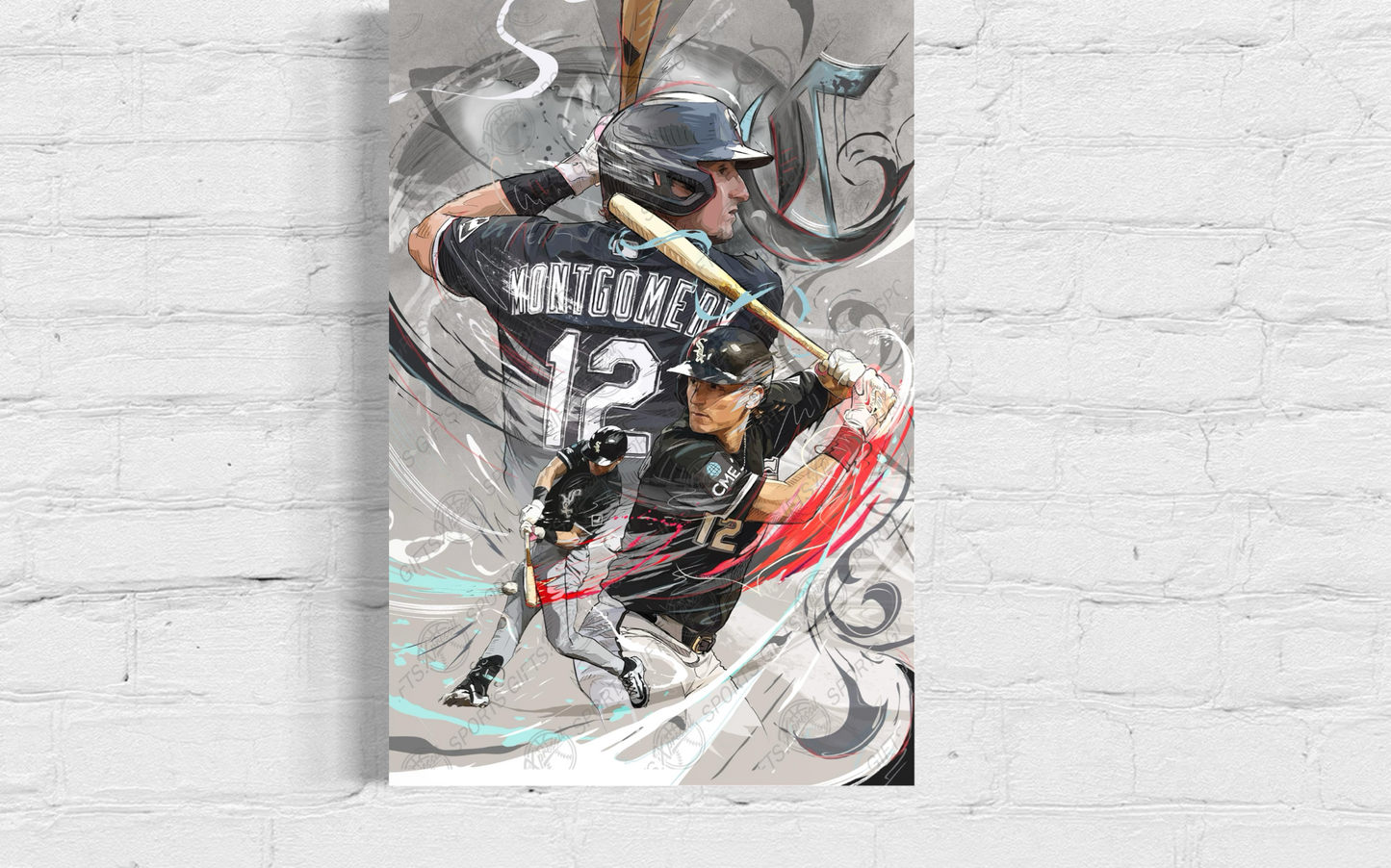 Colson Montgomery | Sports Wall Art | CANVAS Print | Chicago White Sox | Gift for Him