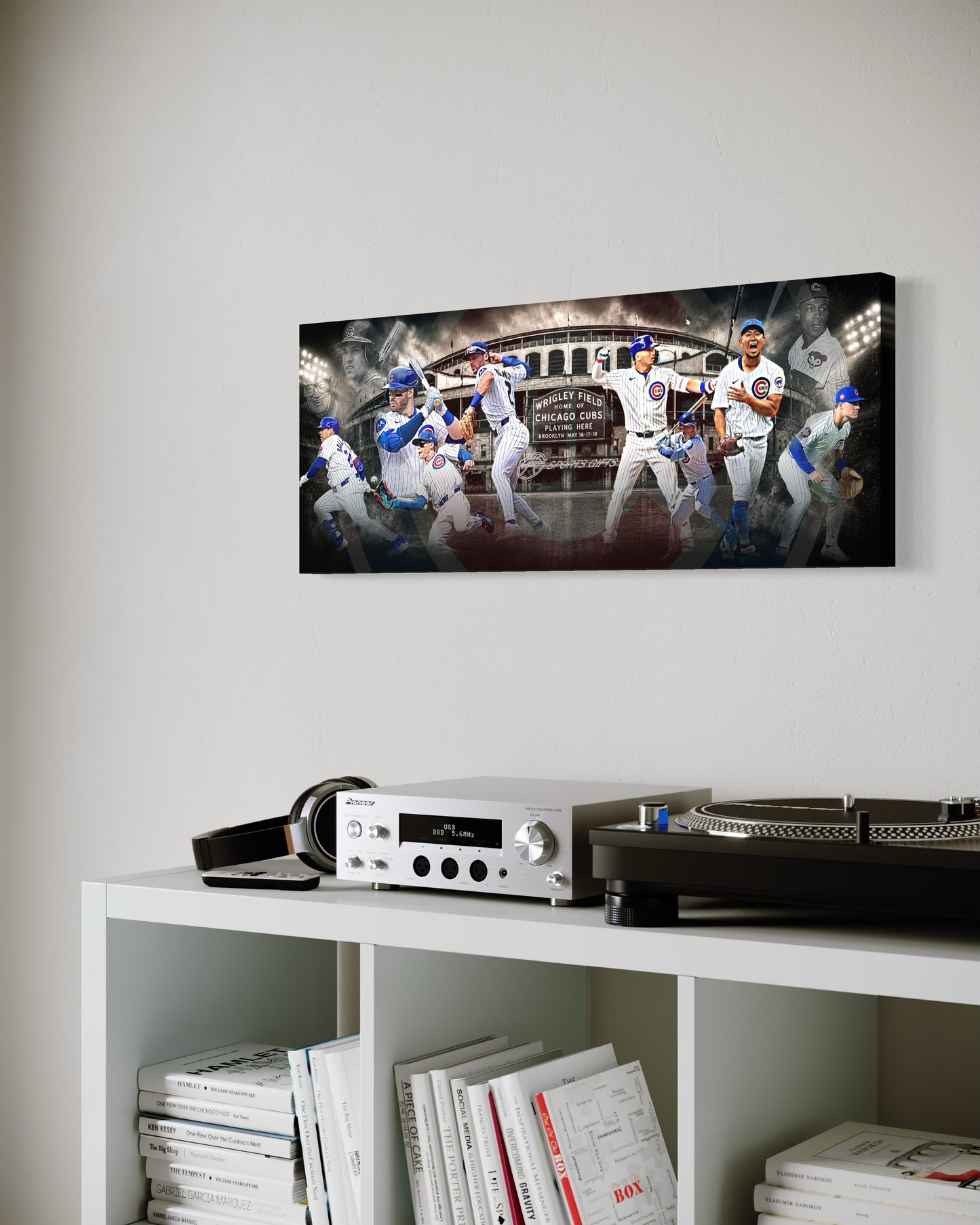 Chicago Cubs Custom CANVAS 12x30 | Sports Wall Art | Fan Cave