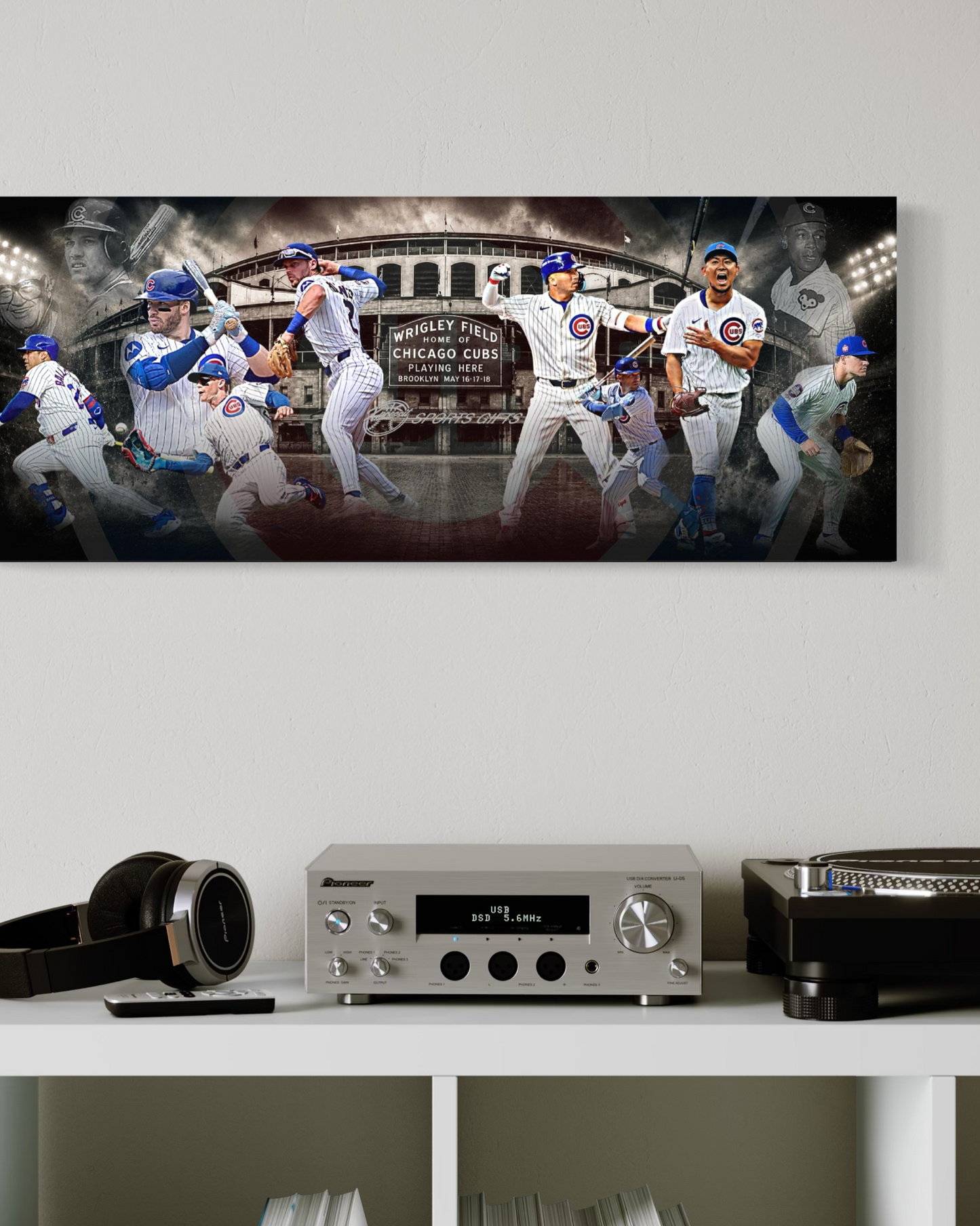 Chicago Cubs Custom CANVAS 12x30 | Sports Wall Art | Fan Cave