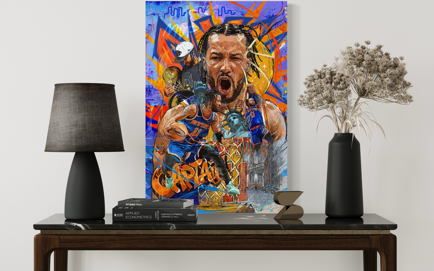 Jalen Brunson | CANVAS | New York Knicks CHAMPIONS  | Sports Wall Art
