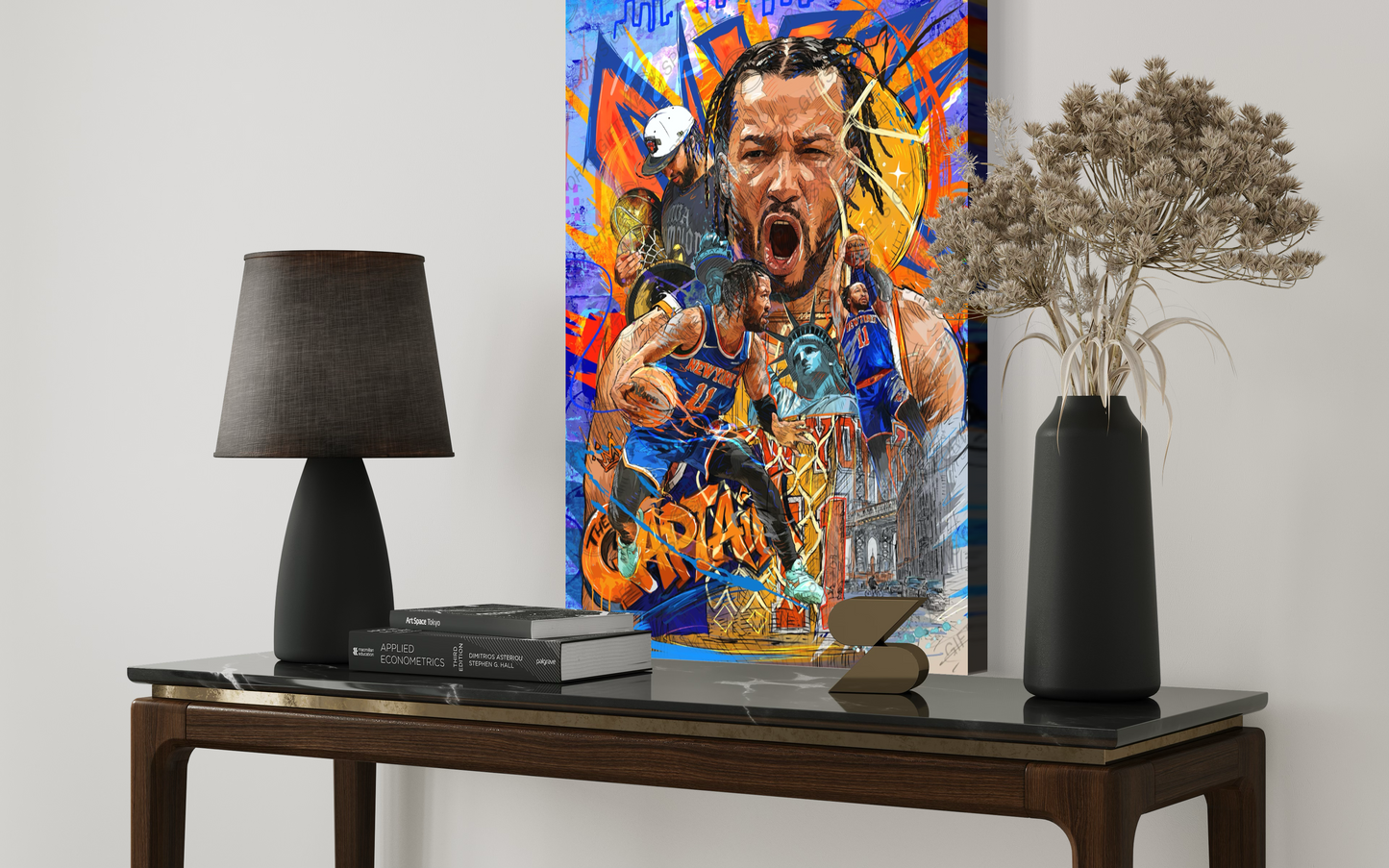 Jalen Brunson | CANVAS | New York Knicks CHAMPIONS  | Sports Wall Art