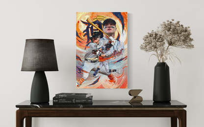 Kevin McGonigle | Sports Wall Art | CANVAS Print | Detroit Tigers | Gift for Him