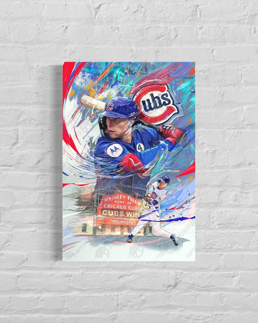 Pete Crow-Armstrong | Sports Wall Art | CANVAS Print | Chicago Cubs | Gift for Him