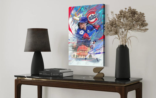 Pete Crow-Armstrong | Sports Wall Art | CANVAS Print | Chicago Cubs | Gift for Him