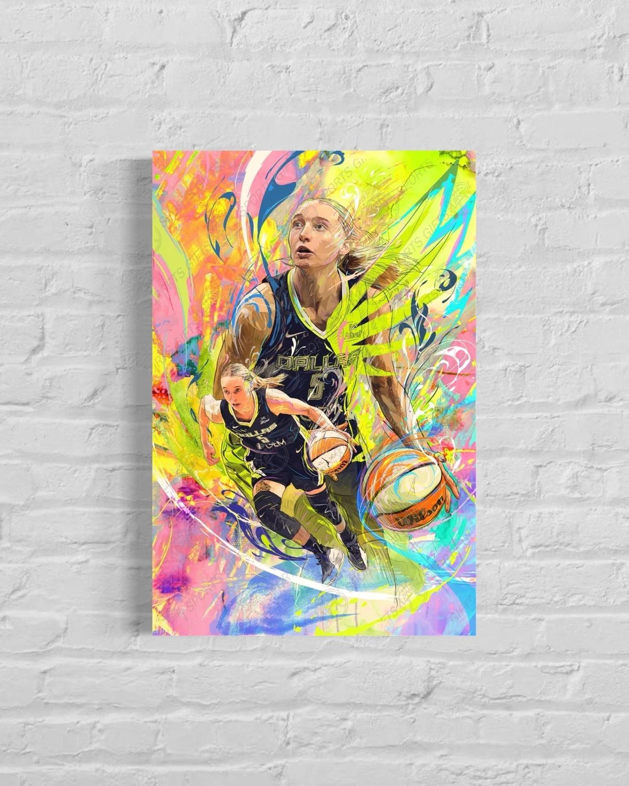 Paige Bueckers | Sports Wall Art | CANVAS | Dallas Wings Star