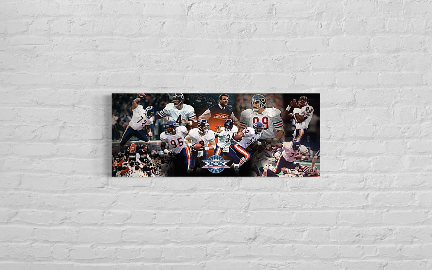 Chicago Bears Superbowl Champions CANVAS | Sports Wall Art | Canvas | Fan Cave Gift