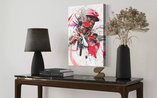 Elly De La Cruz | CANVAS Print | Cincinnati Reds | Sports Wall Art