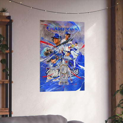 Los Angeles Dodgers 2025 World Series Championship | POSTER | Sports Wall Art