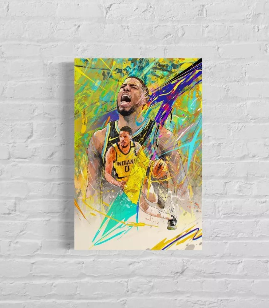 Tyrese Haliburton | Indiana Pacers | Sports Wall Art | Canvas