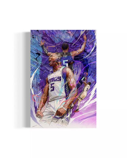 De'Aaron Fox | Sacramento Kings | Sports Wall Art | Canvas