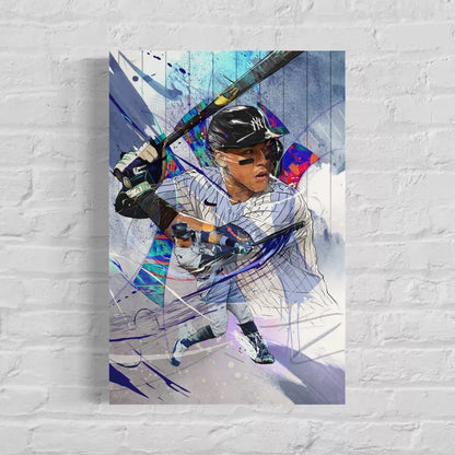 Aaron Judge | CANVAS Print | Sports Wall Art | NY Yankees | Fan Cave Gift