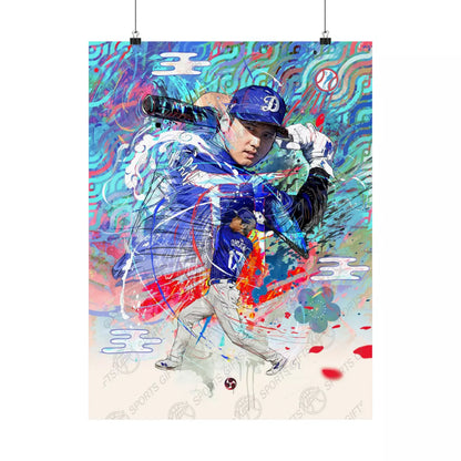 Shohei Ohtani | Los Angeles Dodgers | POSTER | Sports Wall Art