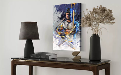 Jackson Chourio | CANVAS Print | Sports Wall Art | Milwaukee Brewers