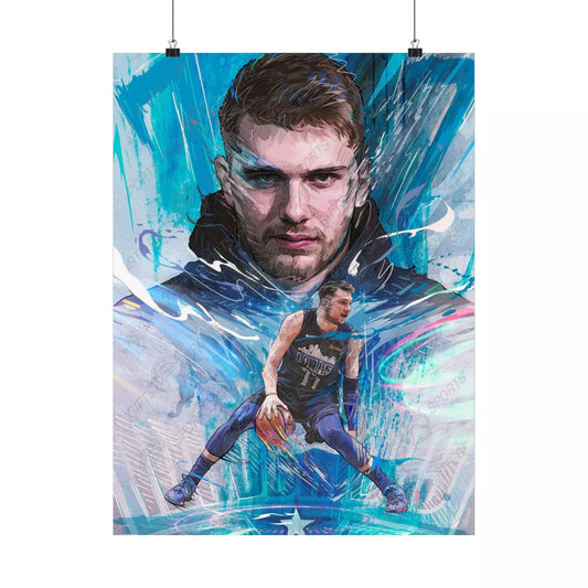 Luka Doncic | Poster | Dallas Mavericks | Wall Art