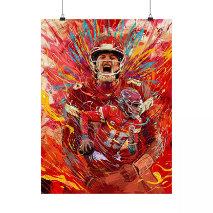 Patrick Mahomes | Poster | Kansas City Chiefs | Wall Art