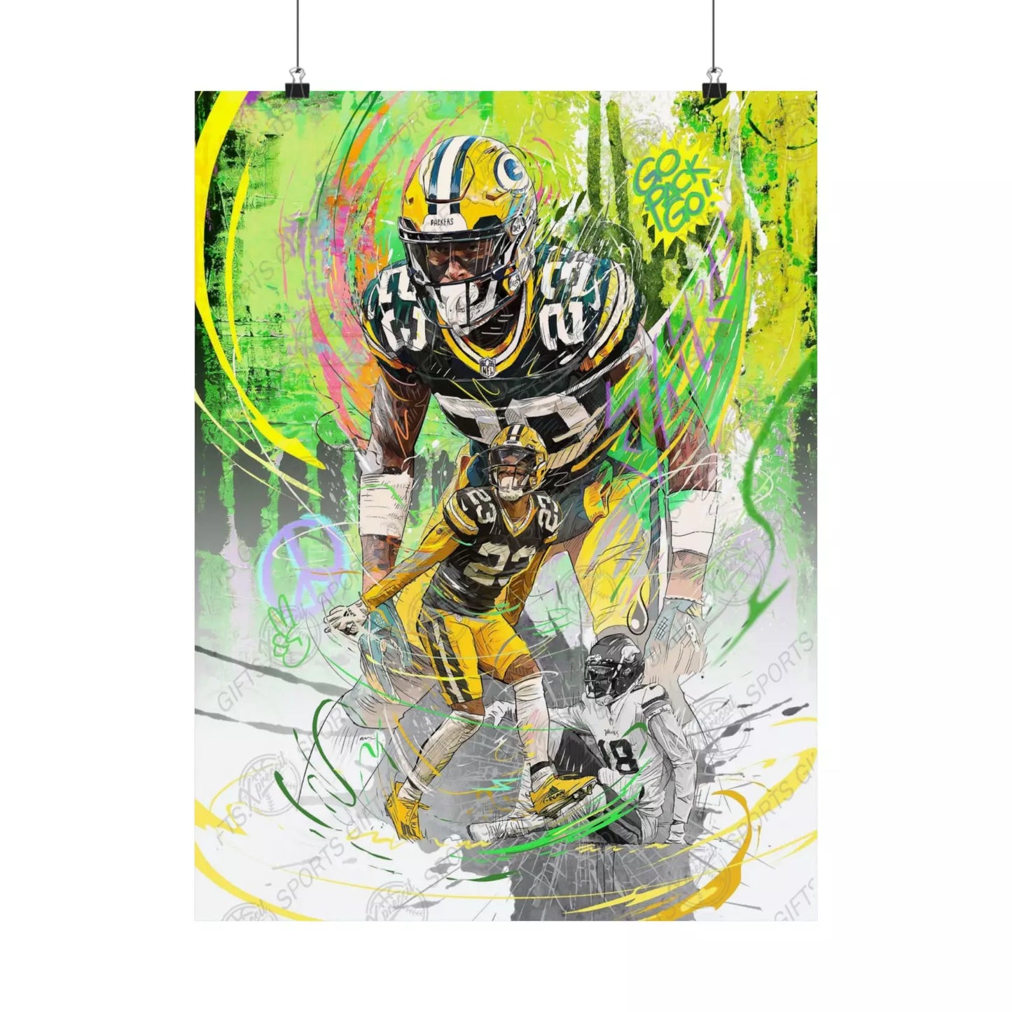 Jaire Alexander| Green Bay Packers | POSTER | Sports Wall Art