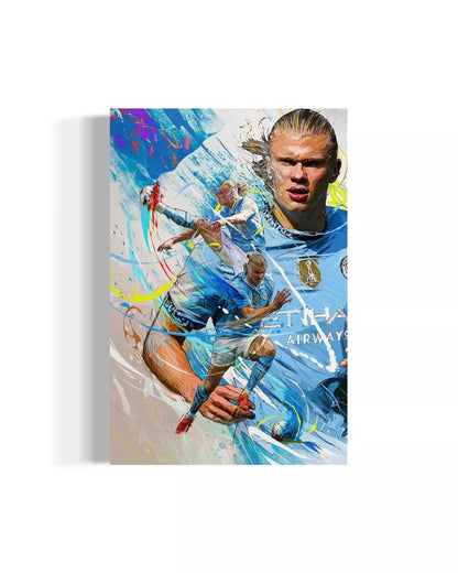 Erling Haaland | CANVAS PRINT | Manchester City | Fan Cave Gift
