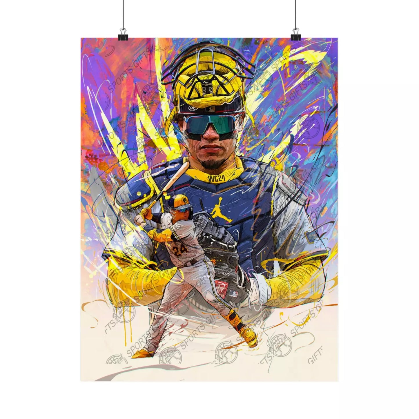 William Contreras | Milwaukee Brewers | POSTER | Sports Wall Art