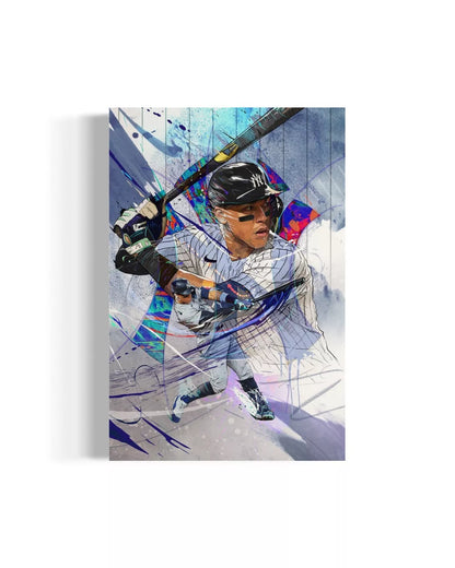 Aaron Judge | CANVAS Print | Sports Wall Art | NY Yankees | Fan Cave Gift