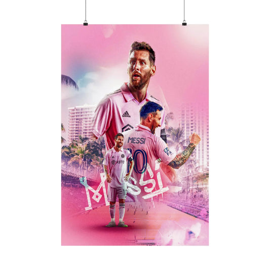 Lionel Messi| Inter Miami CF | POSTER | Sports Wall Art | Gift for Him