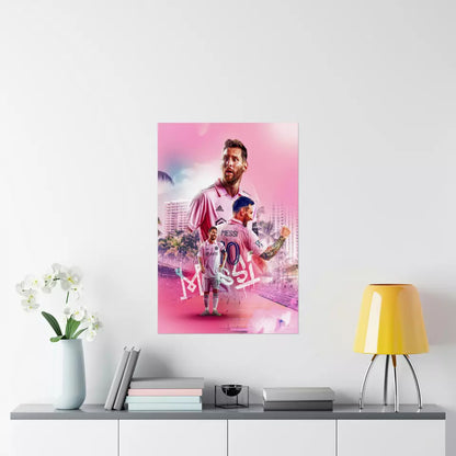Lionel Messi | Inter Miami CF | POSTER | Sports Wall Art | Gift for Him