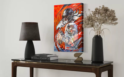 Bo Nix | CANVAS Print | Sports Wall Art | Denver Broncos