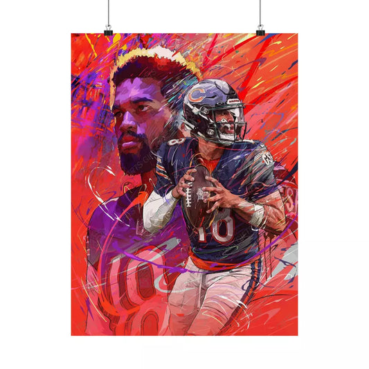 Caleb Williams | Chicago Bears Quarterback | POSTER | Sports Wall Art