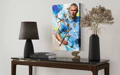Erling Haaland | CANVAS PRINT | Manchester City | Fan Cave Gift